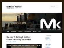 Tablet Screenshot of matthew-kramer.com